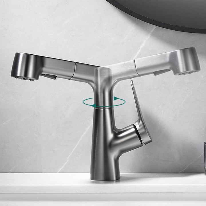 BowLift | Pull-out Vessel Faucet Modern Sink Faucet with a Single Lever Handle