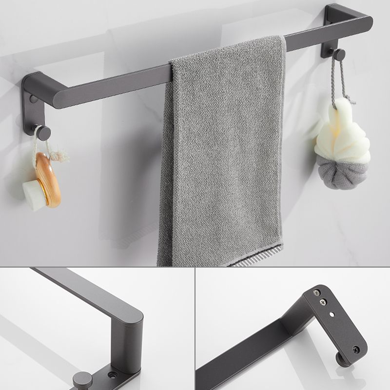 BowLift | Gray Bathroom Accessory Set Modern Bathroom Accessories Hardware Set