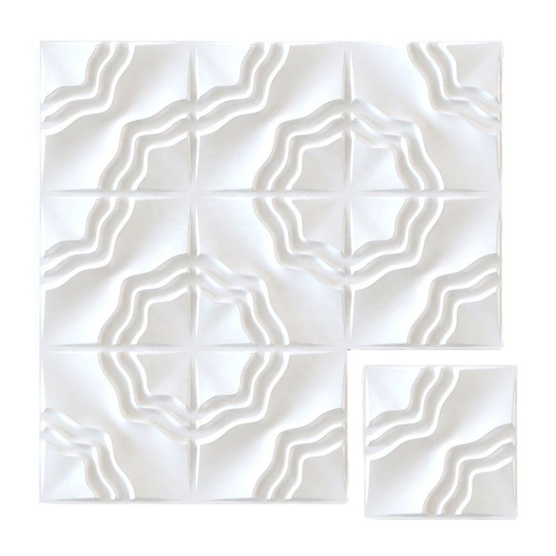 BowLift | Modern square wall panel Peel and stick texture pattern wall covering