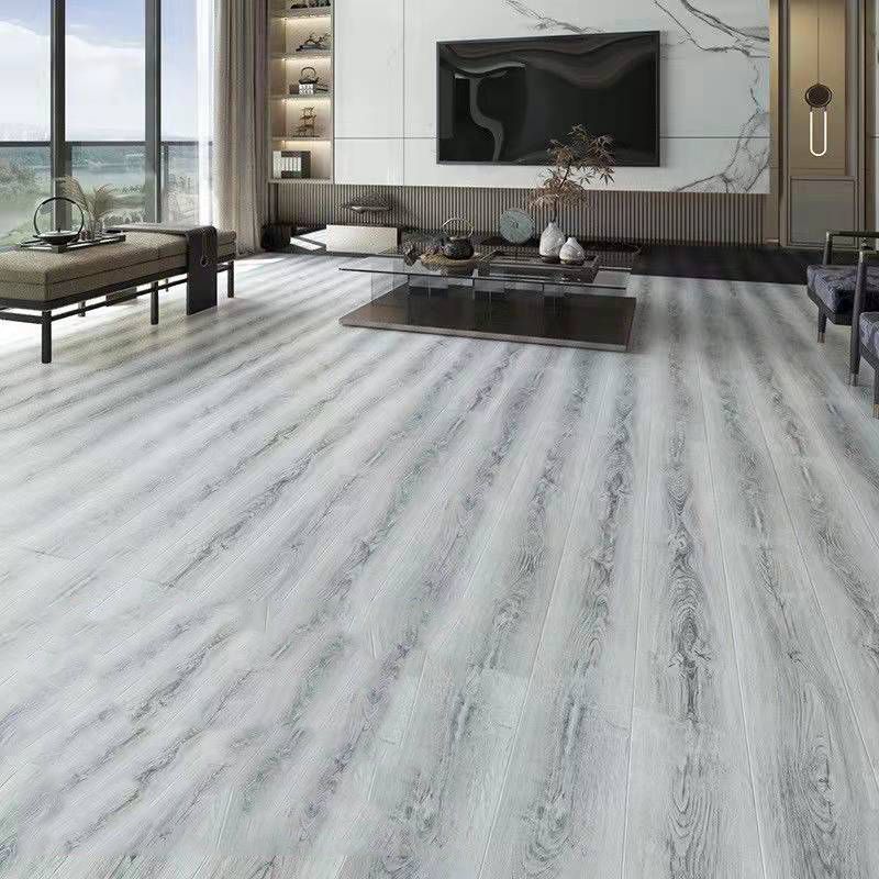 BowLift | 49"x8" width E0 natural solid wood laminate flooring, click-lock, waterproof