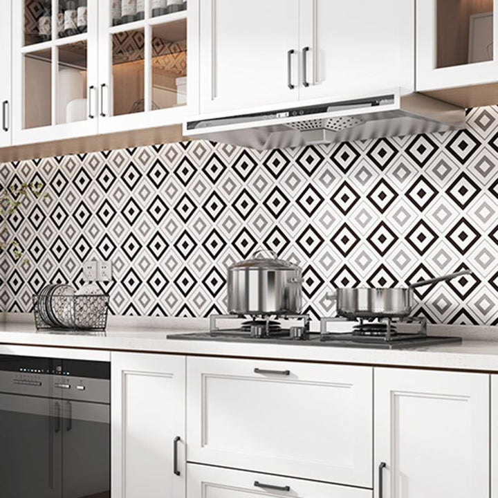 BowLift | Single Tile Remove and Stick Back Wall Contemporary Kitchen Paper