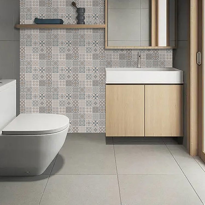 BowLift | Mosaic Tile Wallpaper Plastic Stain Resistant Peel and Stick Mosaic Tiles