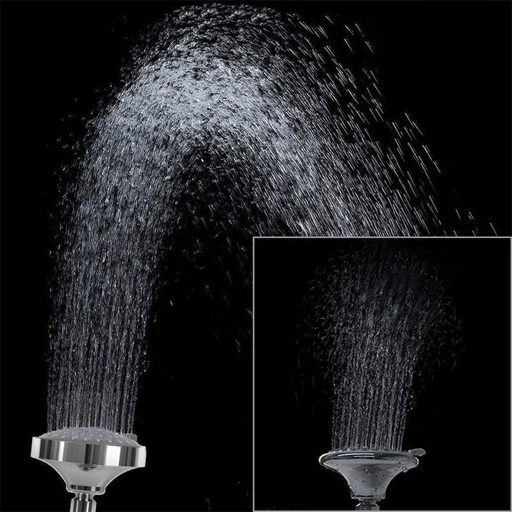 BowLift | Modern Shower Head Self-Cleaning Standard Round Shower Heads in Silver