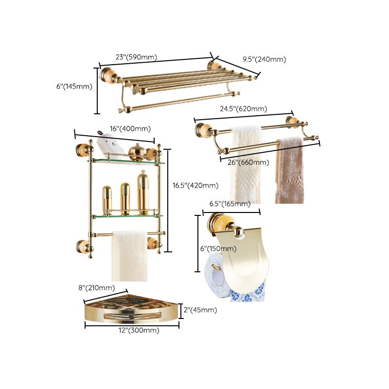 BowLift | Modern bathroom accessories as a single piece or as a set in gold