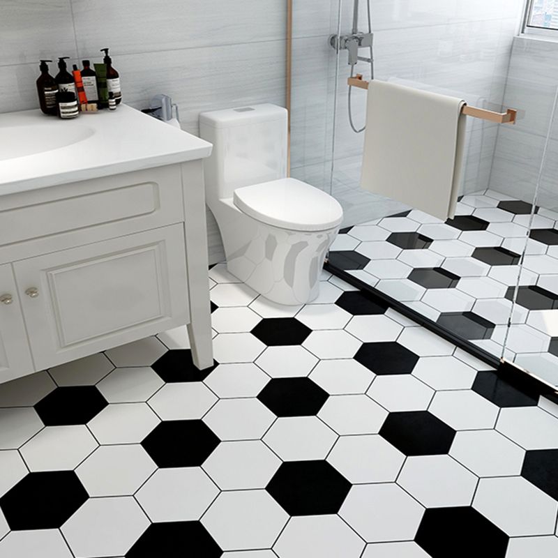 BowLift | Modern vinyl floor planks for peeling and sticking Geometrically printed PVC flooring
