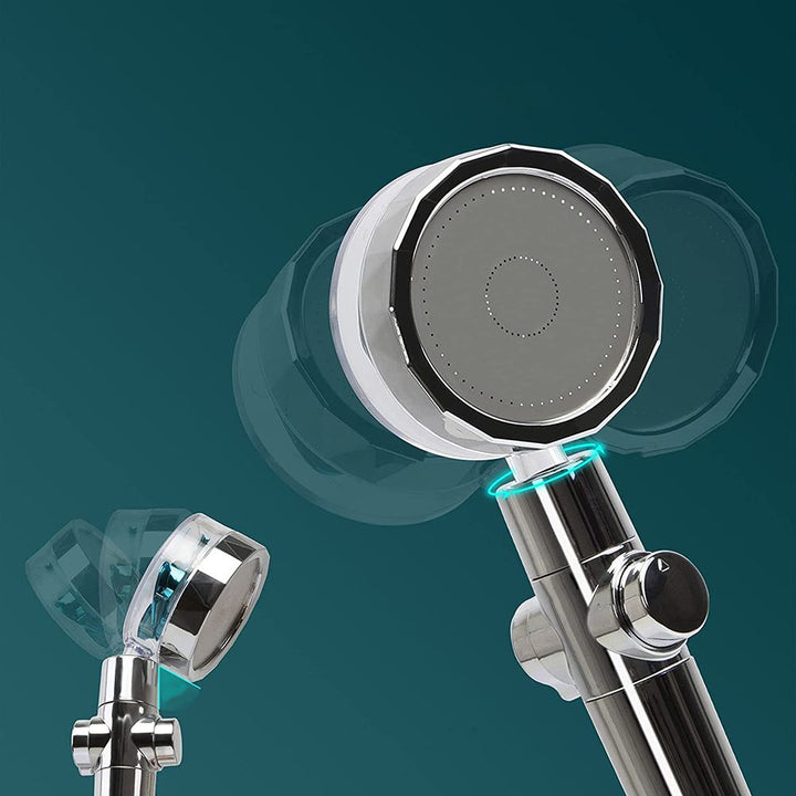 BowLift | Contemporary Handheld Supercharged Showerhead Round 3 Adjustment Spray Head
