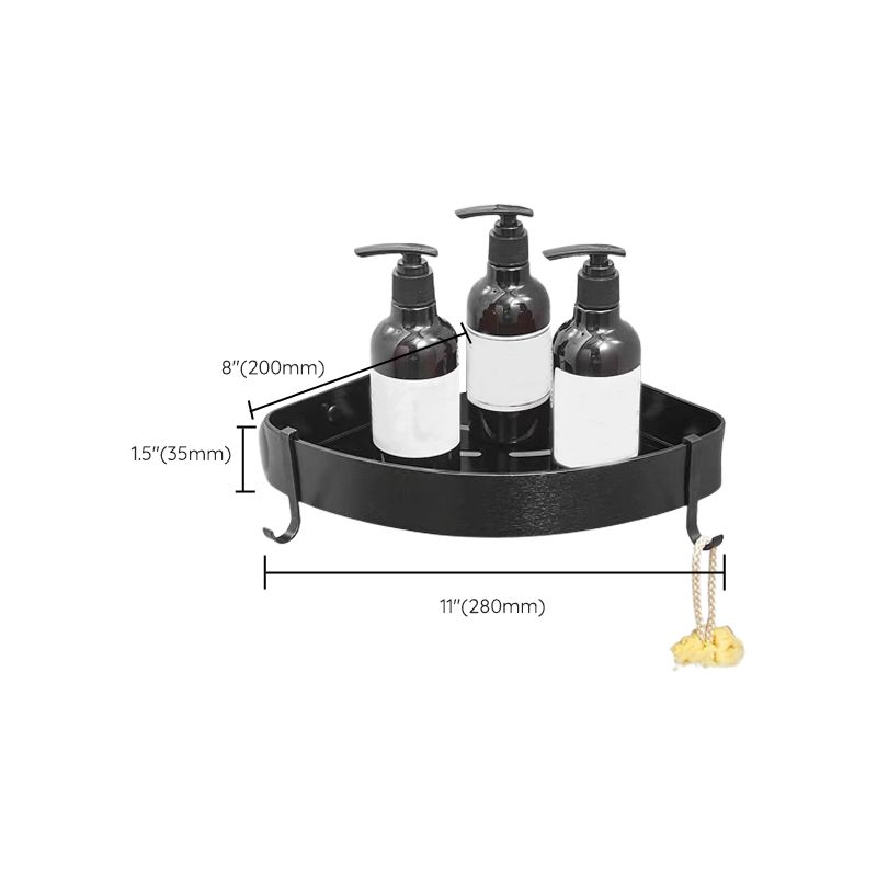 BowLift | Modern Bathroom Accessory Set Black Soap Dish Bath Shelf Bathroom Set