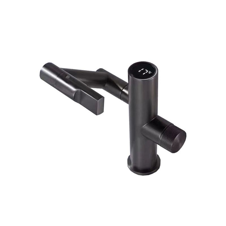 BowLift | Modern Vessel Sink Faucet Copper 1-Handle Low Arc Vessel Faucet for the Bathroom