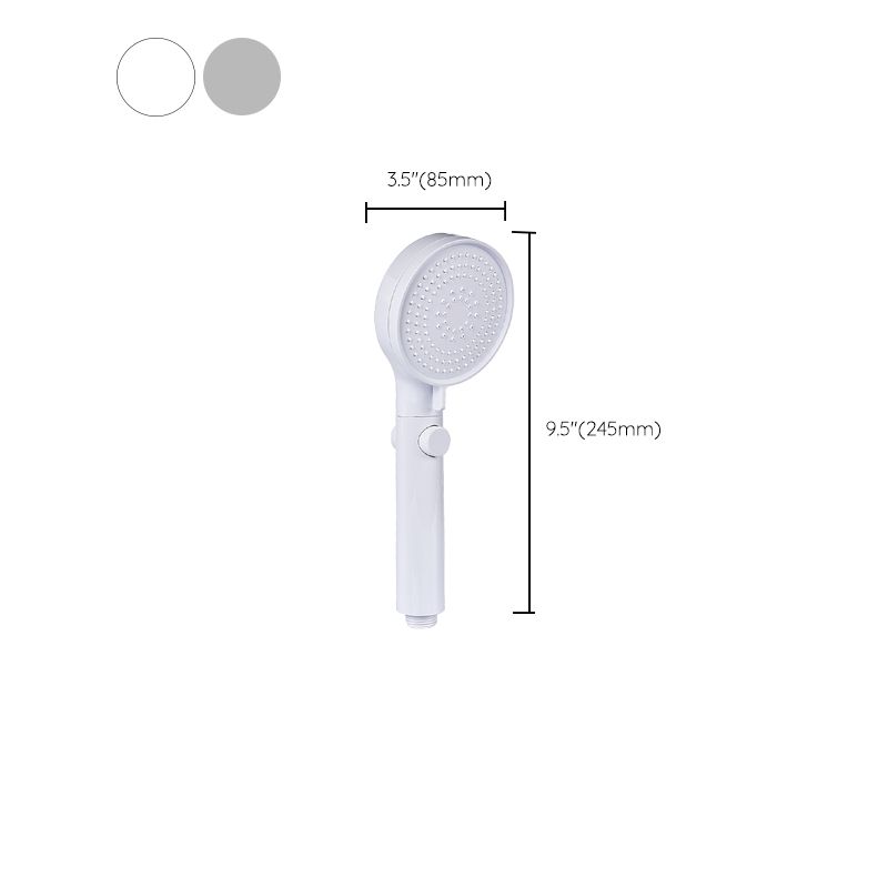 BowLift | Modern Round Hand Shower 3 Spray Patterns Wall Mounted Hand Shower