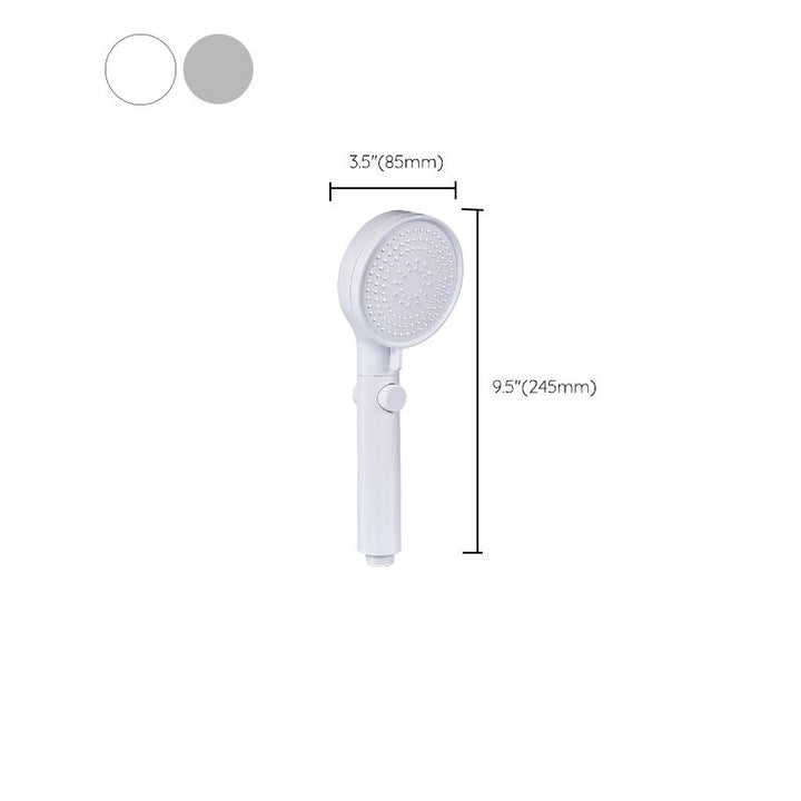 BowLift | Modern Round Hand Shower 3 Spray Patterns Wall Mounted Hand Shower