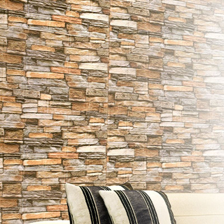 BowLift | Country House Wall Plank 3D Brick Bathroom Living Room Wall Panels Set of 2