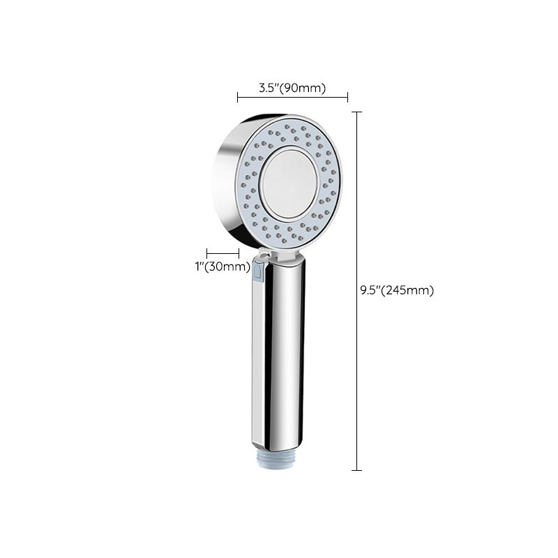BowLift | Contemporary Wall Mounted Showerhead Combination Chrome Round Hand Shower