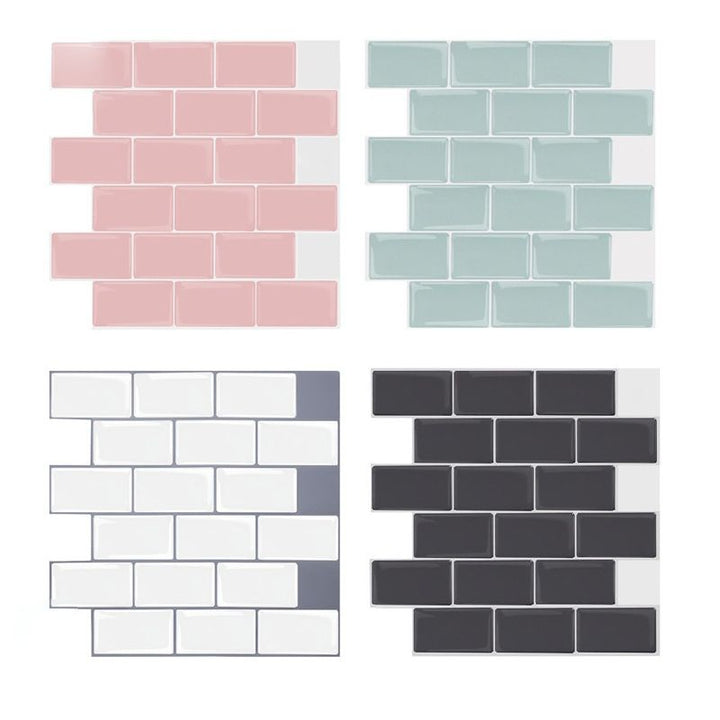 BowLift | Simple Peel & Stick Tile Scratch-Resistant Plastic Peel and Stick Subway Tile for Shower