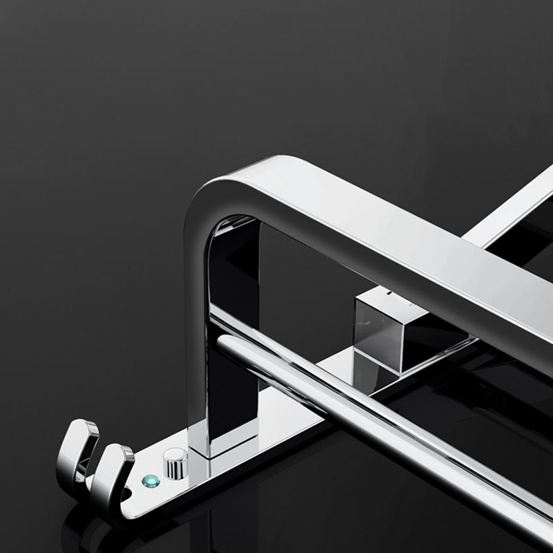 BowLift | Modern Bathroom Accessory Set Silver Metal Bathroom Accessory