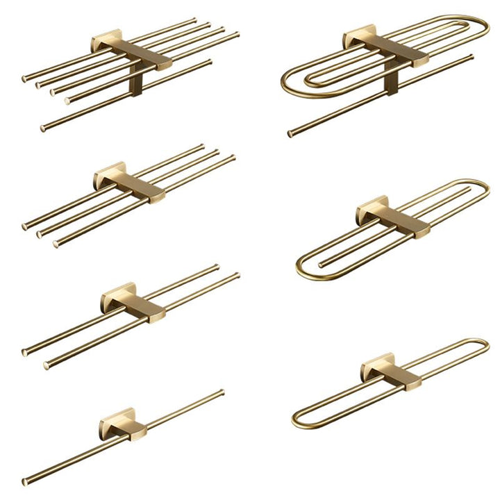BowLift | Traditional Golden Bath Accessories Set Brass Bathroom Accessories Kit