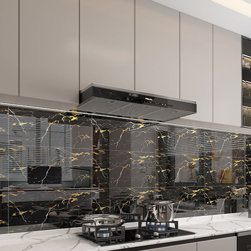 BowLift | Modern Peel and Stick Tile PVC Rectangular 10 Pack Peel & Stick Field Tile for the Kitchen