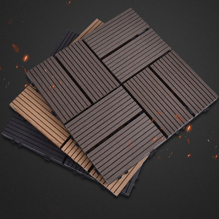 BowLift | Modern plastic wood laminate deck outdoors, mold-resistant laminate