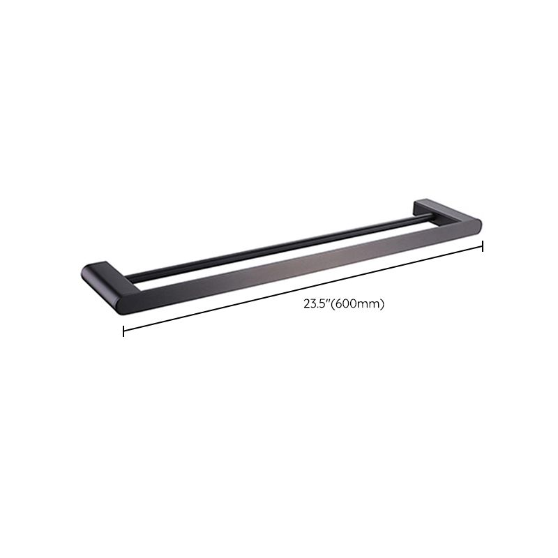 BowLift | Dark gray modern bathroom accessory set stainless steel bathroom accessory set