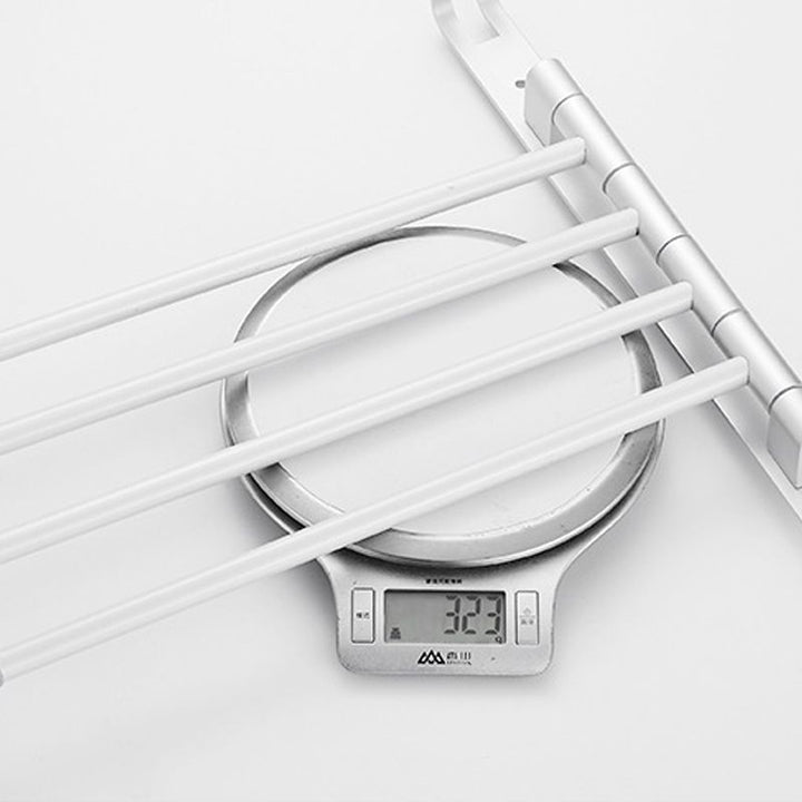 BowLift | 2-piece towel bar made of stainless steel Modern 13.6" B bathroom accessory set