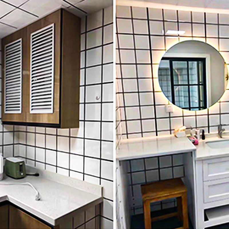 BowLift | Field tile wallpaper waterproof removable and adhesive wall tile with rectangular shape