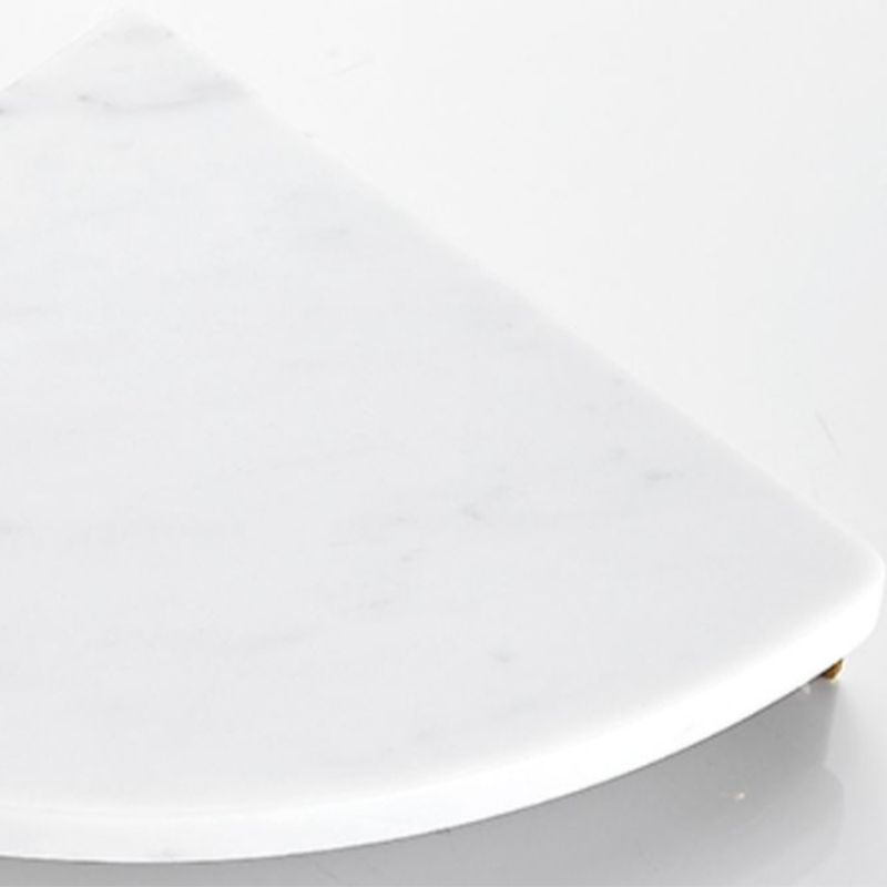 BowLift | Brushed Brass Bathroom Accessory Set Metal & Marble Bathroom Hardware Set with Bathtub Shelf