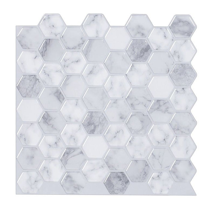 BowLift | Peel and Stick Tile Waterproof Hexagonal Plastic Peel and Stick Tile for Shower