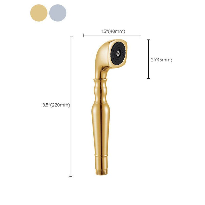 BowLift | All-Copper Single-Function Handheld Showerhead European Style Antique Rain Showerhead
