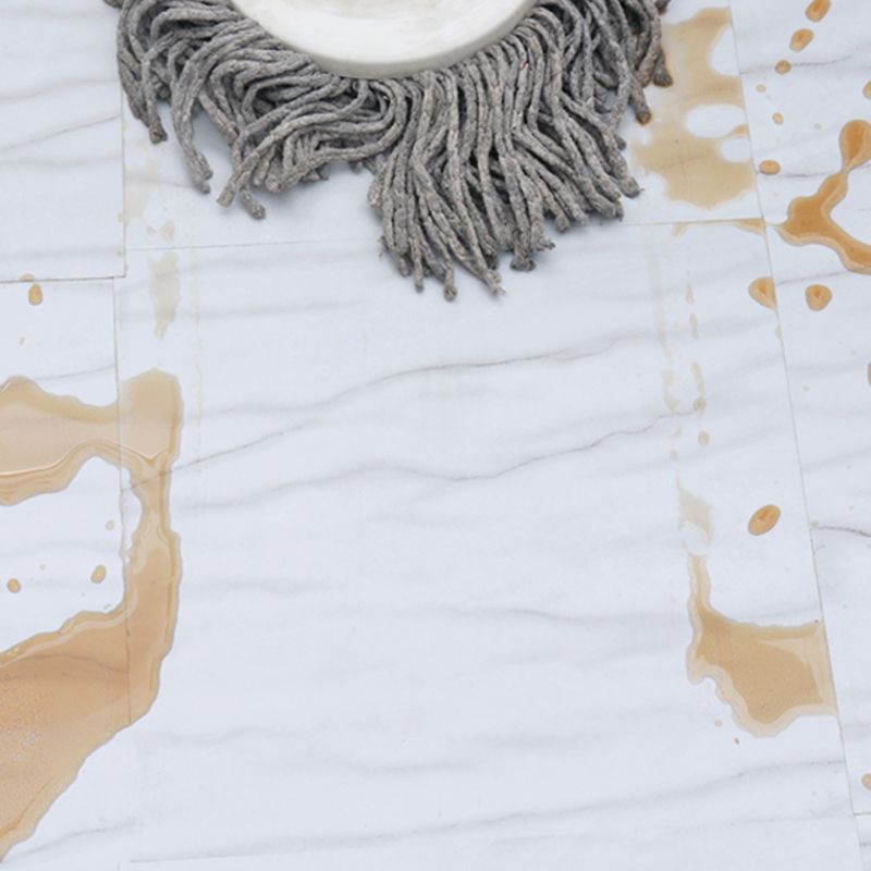 BowLift | Square Bathroom PVC Flooring 12" x 12" x 0.07 mm Peel and Stick Vinyl Flooring