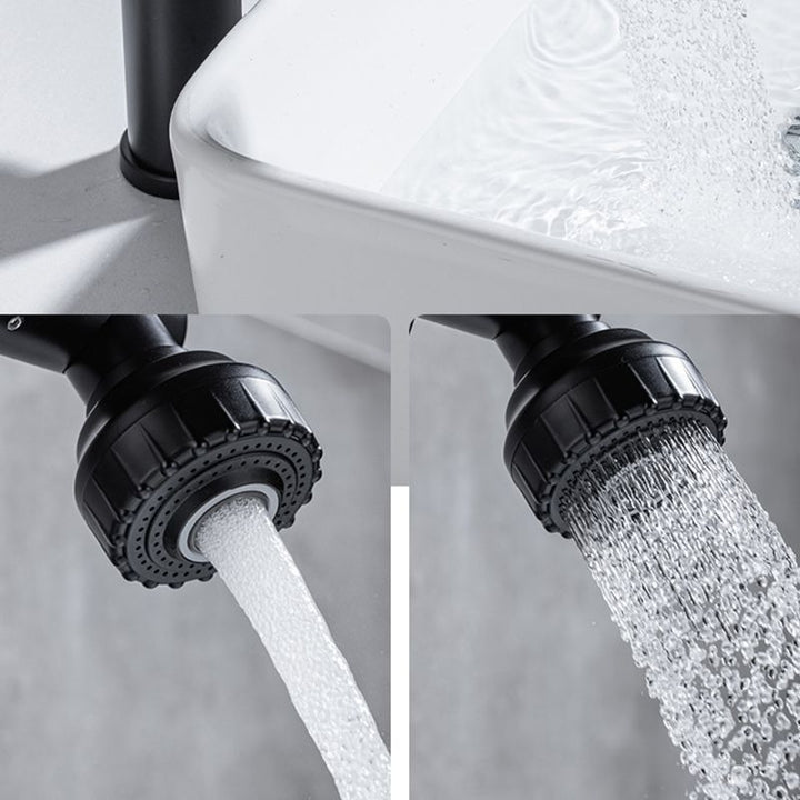 BowLift | Swivel Spout Bathroom Faucet Single Hole Basin Faucet with Lever Handle