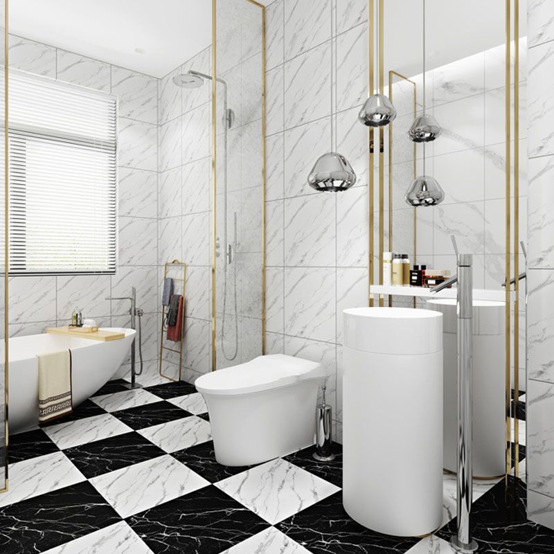 BowLift | Modern Peel-and-Stick Tiles Plastic Single Tile Peel & Stick Mosaic Tile