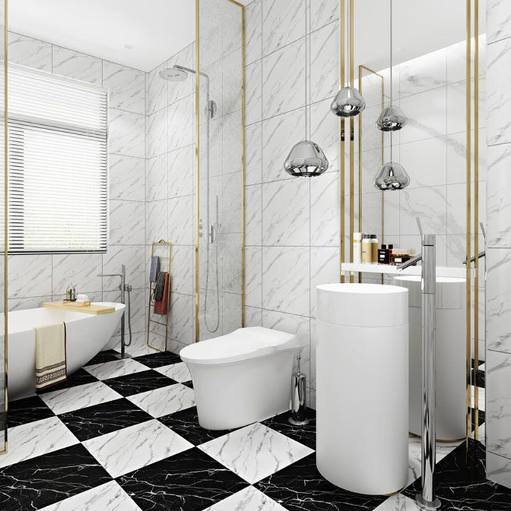 BowLift | Modern Peel-and-Stick Tiles Plastic Single Tile Peel & Stick Mosaic Tile