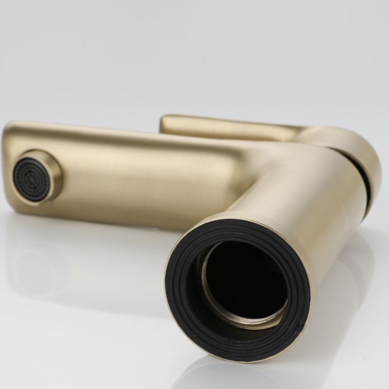 BowLift | Modern Brass Sink Faucet Single Hole Bathroom Faucet Lever Handle Tap