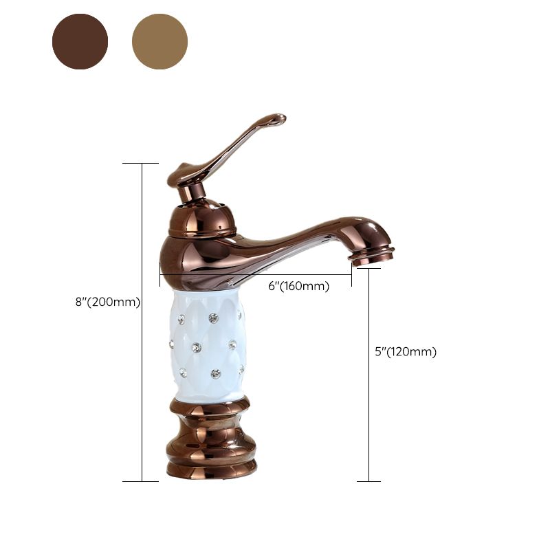 BowLift | Luxury Vessel Faucet Brass Lever Handles Low Arc Sink Faucet