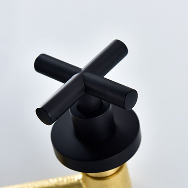BowLift | 3 holes faucet 2 cross handle wall-mounted faucet for the bathroom