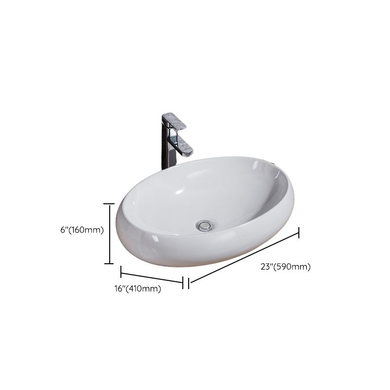 BowLift | Modern Sink Solid Color Porcelain Sink