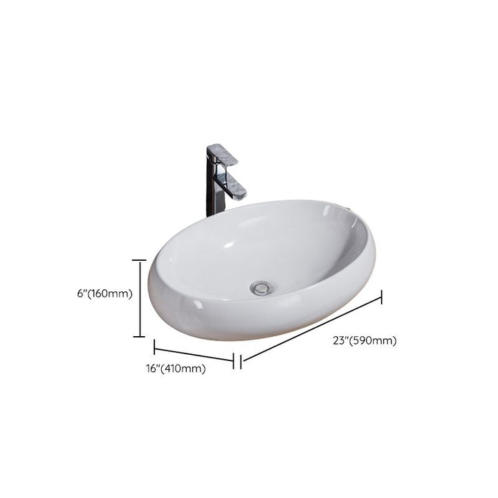 BowLift | Modern Sink Solid Color Porcelain Sink