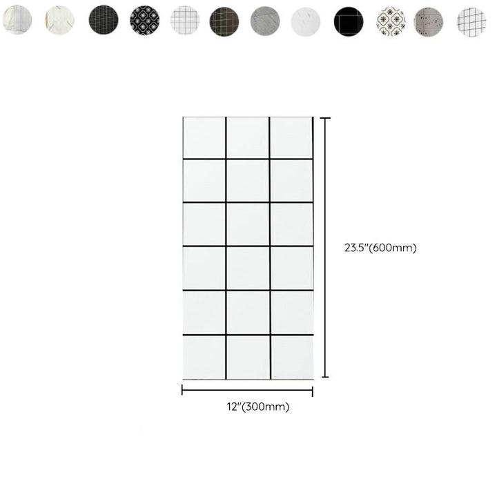 BowLift | Plastic Peel and Stick Wall Tiles Single Tile Wallpaper in Rectangular Shape