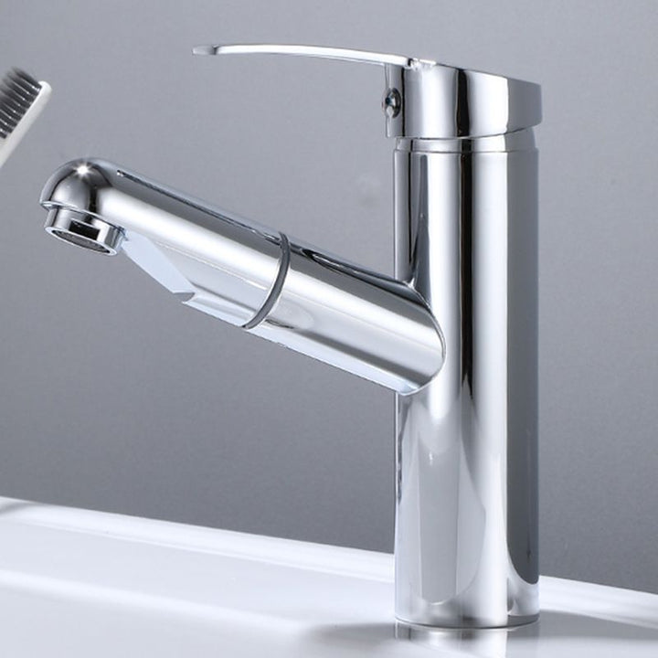BowLift | Modern Sink Faucet Uniform Color Metal Sink Bathroom Faucet