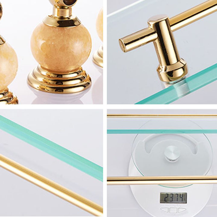BowLift | Modern bathroom accessories as a single piece or as a set in gold
