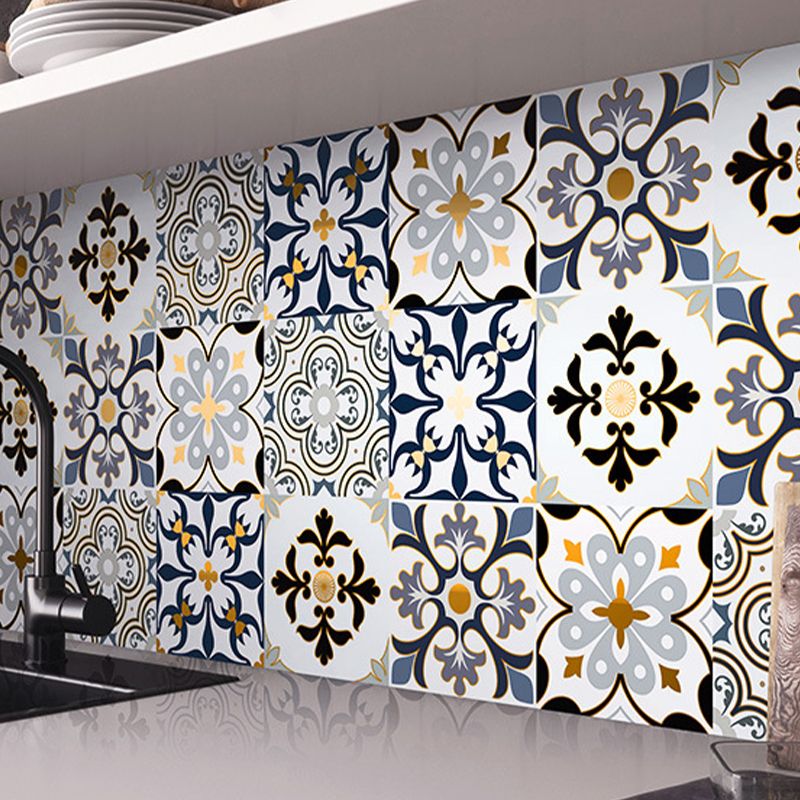 BowLift | PVC Square Peel & Stick Mosaic Tile Multi-Colors Kitchen and Bathroom Single Tile