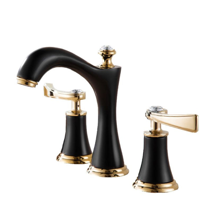 BowLift | Modern Vessel Faucet Brass 2 Handles Low Arc Vessel Faucet for Home
