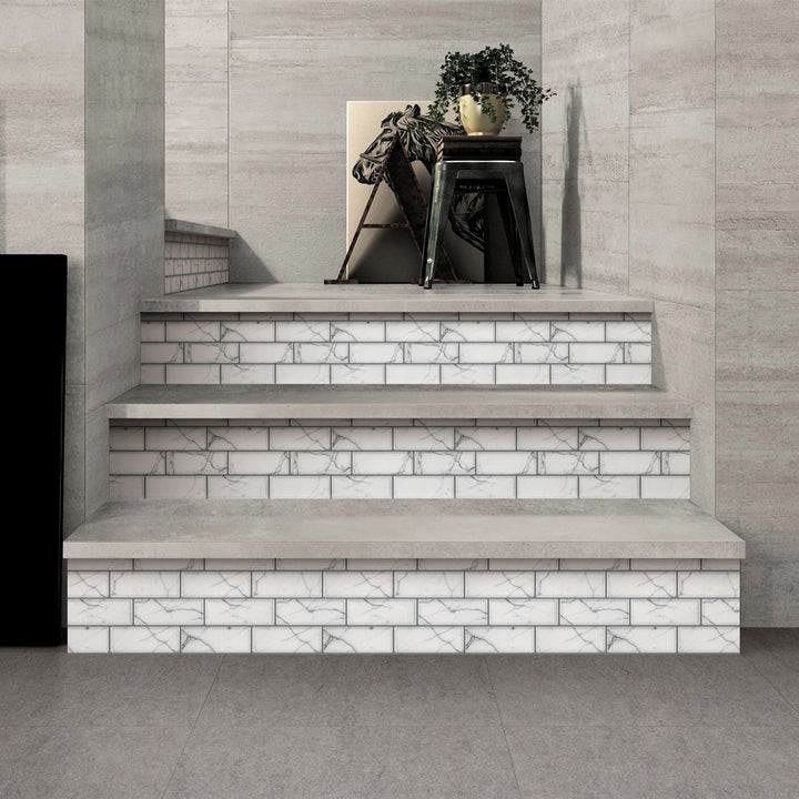 BowLift | Plastic Peel & Stick Subway Tile Modern Simple Subway Tile Wallpaper