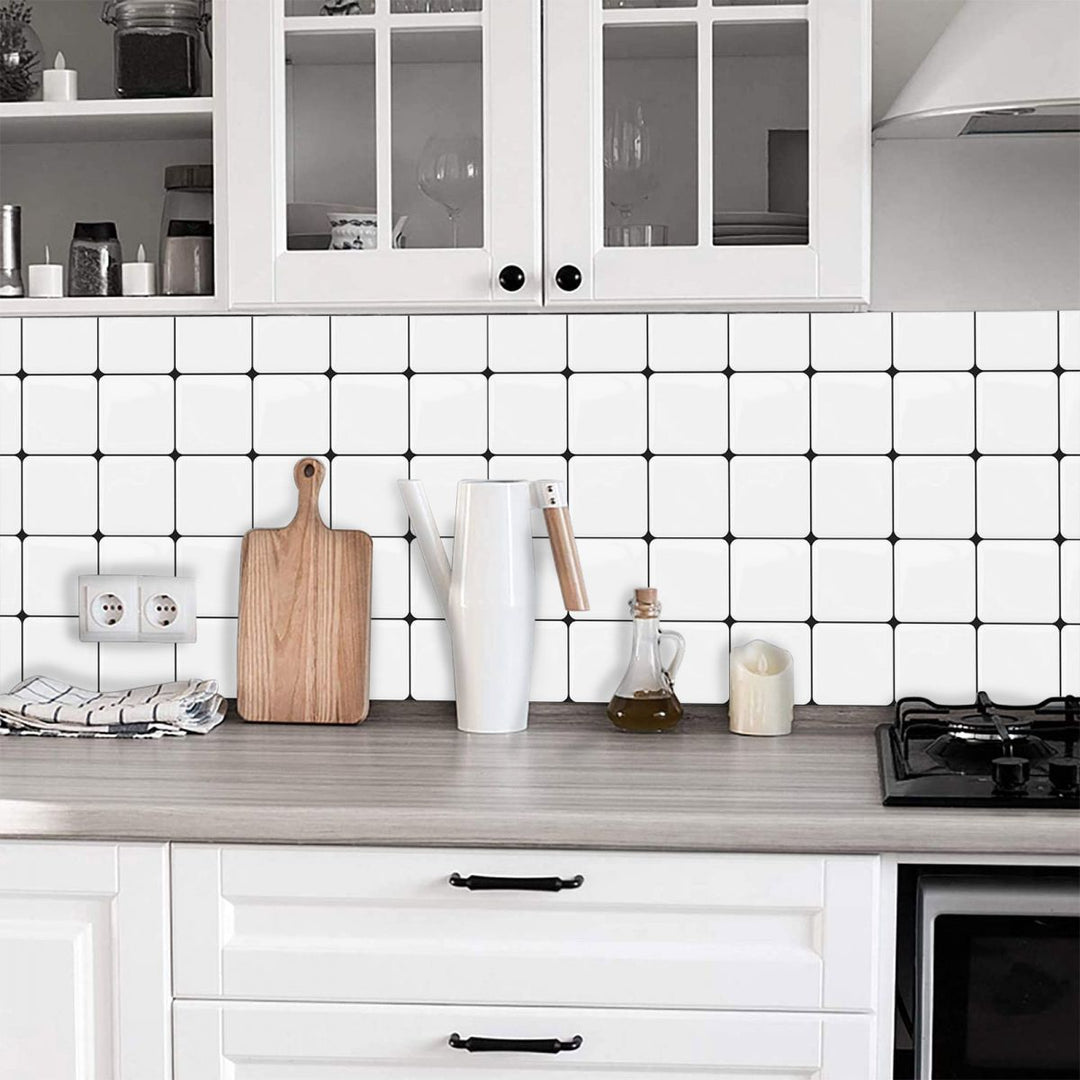 BowLift | Contemporary Wallpaper Mosaic Tile Peel & Stick Tile for Kitchen and Bath