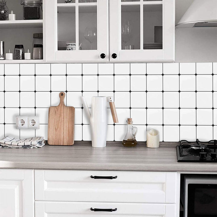 BowLift | Contemporary Wallpaper Mosaic Tile Peel & Stick Tile for Kitchen and Bath