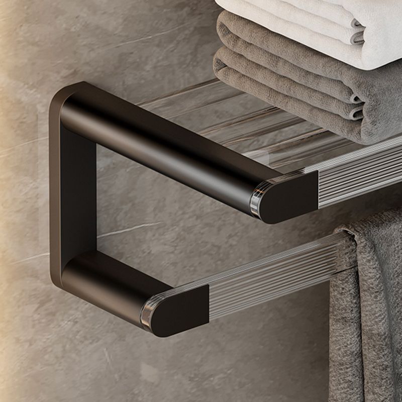 BowLift | Black Bathroom Set Metallic & Acrylic Bathroom Accessories Set made of Stainless Steel Aluminium