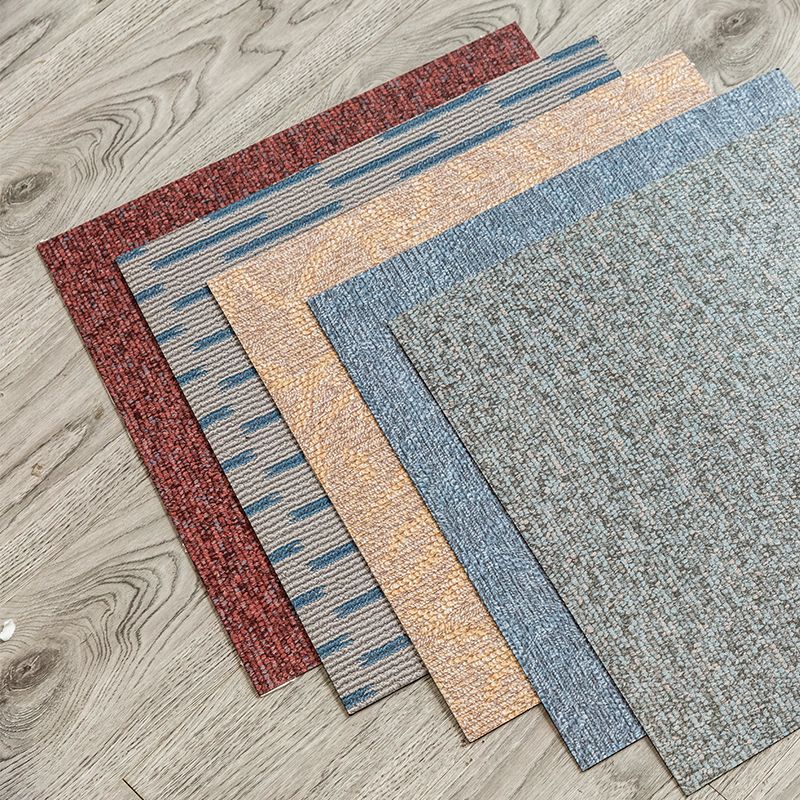BowLift | Square Plastic Flooring Water Repellent Peel and Stick Tiles Floor Leather