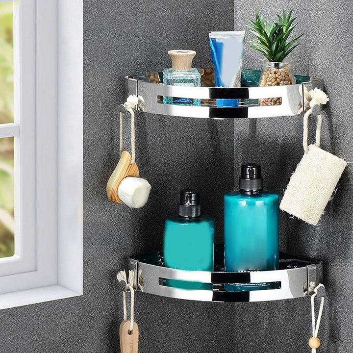 BowLift | Classic Polished Chrome Bathroom Accessory Set Towel Rail/Paper Holder/Bathrobe Hook Included