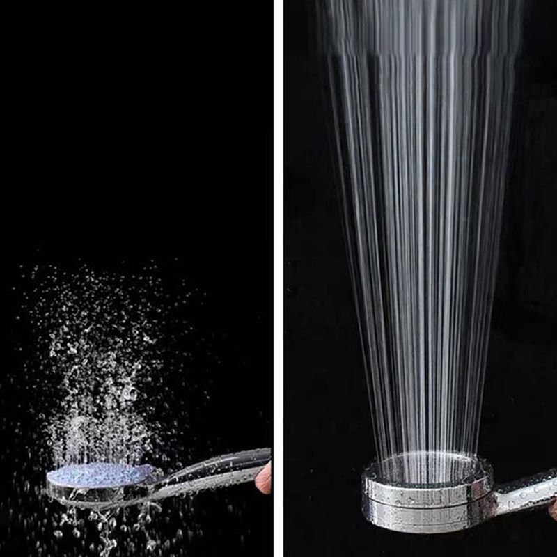BowLift | Modern handheld shower head 5 spray patterns chrome round wall mounted shower head