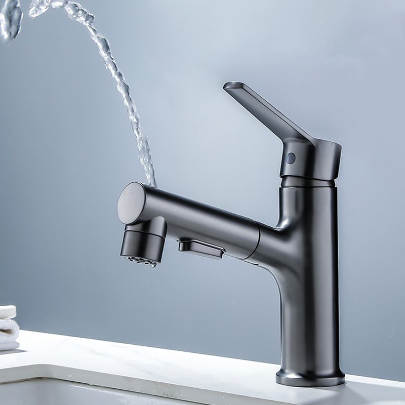 BowLift | Modern Basin Faucet Solid Copper Centered Sink Faucet for Bathroom