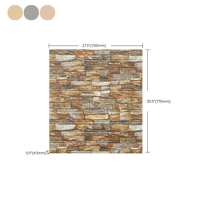 BowLift | Country House Wall Plank 3D Brick Bathroom Living Room Wall Panels Set of 2